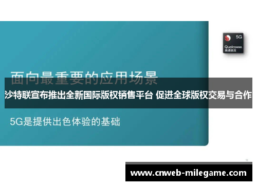 沙特联宣布推出全新国际版权销售平台 促进全球版权交易与合作